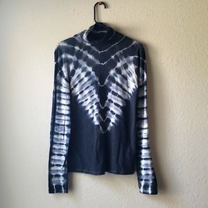 NWT FREE PEOPLE Tye Dye Mock Neck